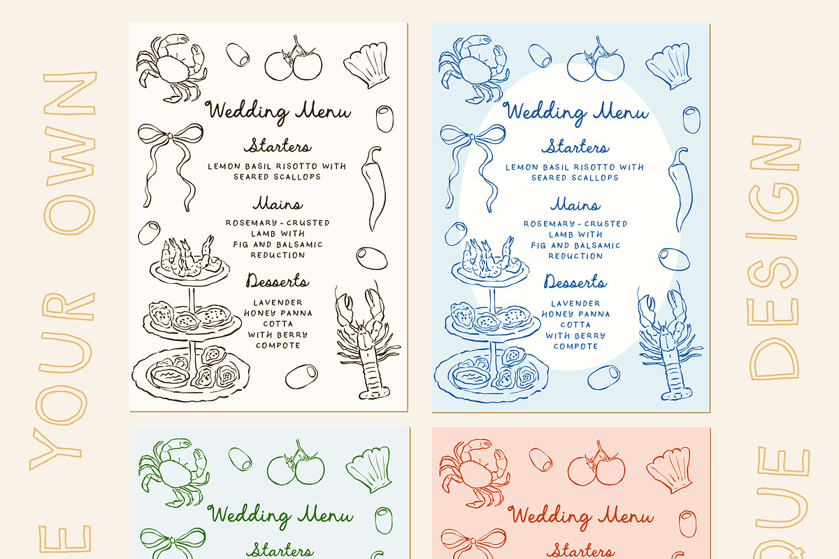 Whimsical Wedding SVG Illustrations, an Object Graphic by Ayya Studio (Photo 7 of 12)