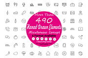 Hand Drawn Sketching, an Outline Icon by Color Cubes (Thumbnail 1 of 6)
