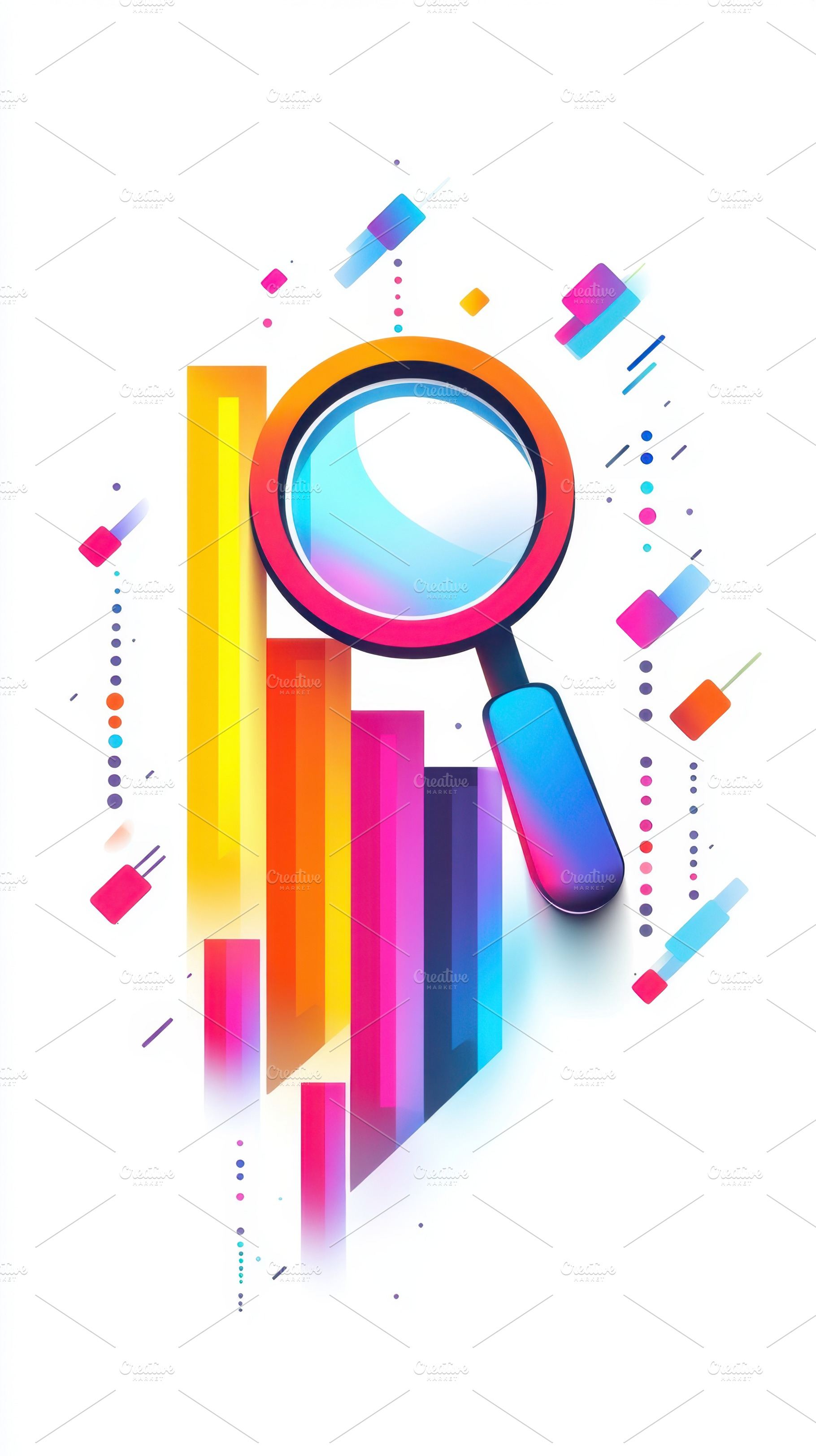 Colorful abstract design w/ glass, a Photo by Beautiful things