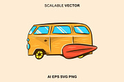 Summer Vector Illustration, an Illustration by TheTrueStroke (Thumbnail 2 of 12)