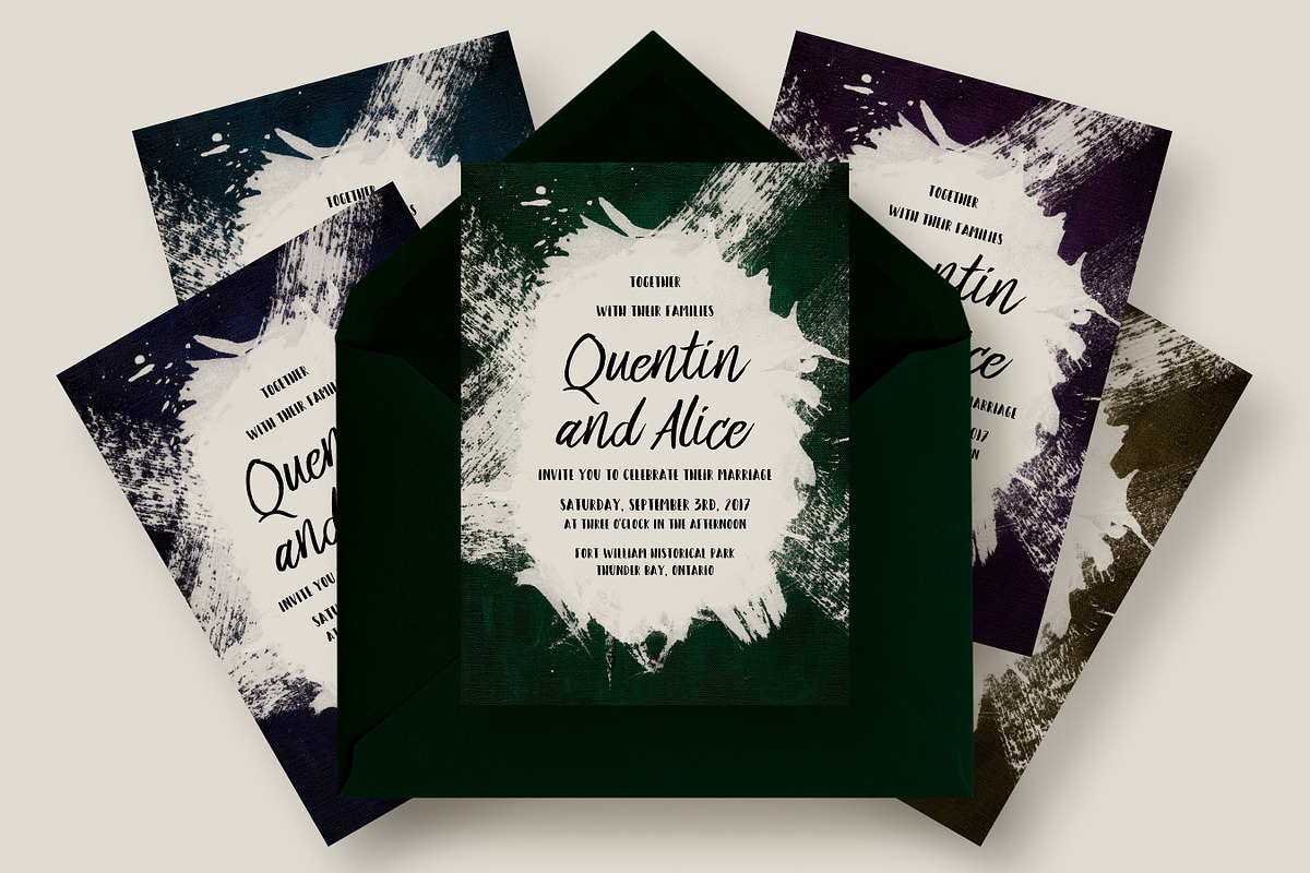 Chic, Modern, Bold & Colourful Suite, an Invitation Template by Knotted Design (Photo 5 of 11)