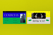 Blue Modern Brand Guideline PPT, a Presentation Template by graphicook (Thumbnail 3 of 4)