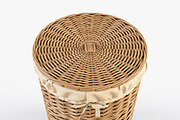 Wicker Laundry Basket 03 Natural, an Object 3D Model by Markelos (Thumbnail 3 of 12)