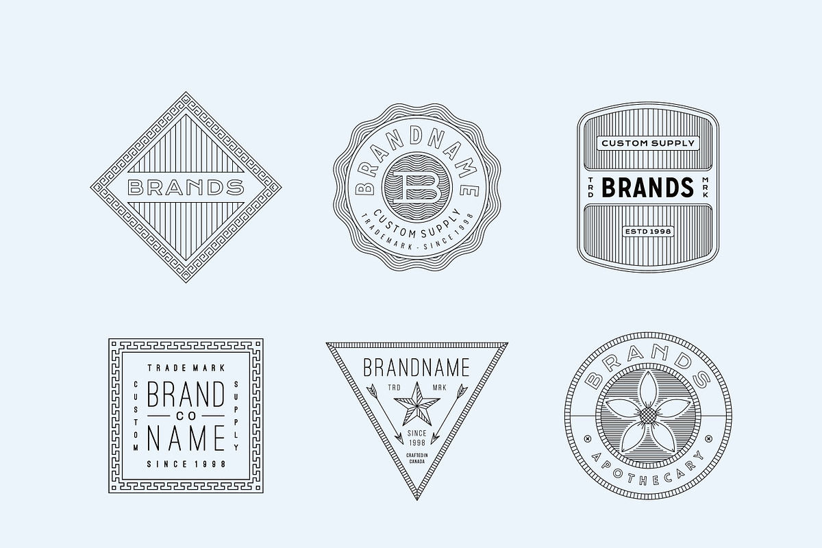 vintage logo, badge, insignia, label, a Branding & Logo Template by Brainware Graphic (Photo 14 of 14)