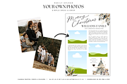 Christmas Newsletter Canva Template, a Stationery Template by SarenkaDesignShop (Thumbnail 3 of 5)