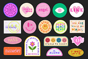 LIFE IS COOL VECTOR POP ART STICKERS, an Object Graphic by craftlove (Thumbnail 9 of 13)