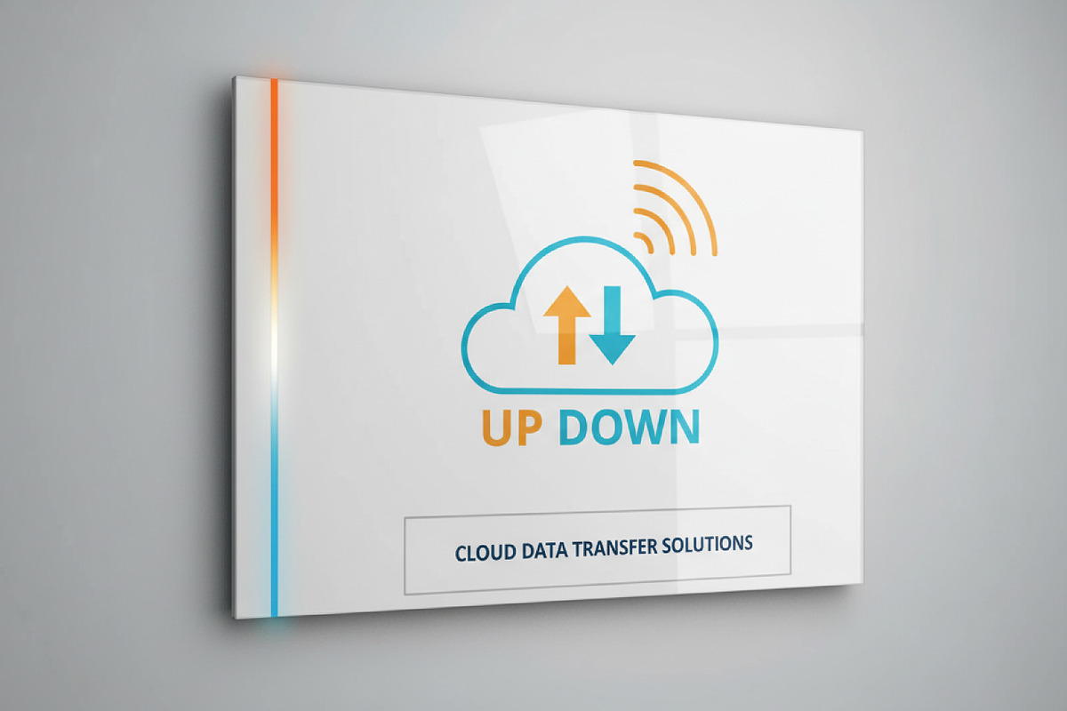 Cloud Data Transfer Up Down, a Branding & Logo Template by Saba Vector (Photo 2 of 3)