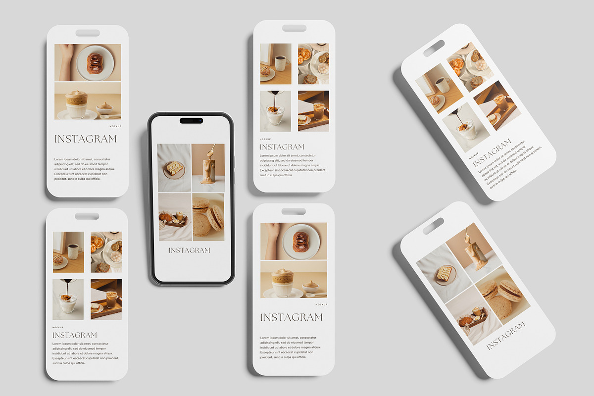 Instagram Post Mockup, a Print Template by safrizalstudio (Photo 4 of 4)
