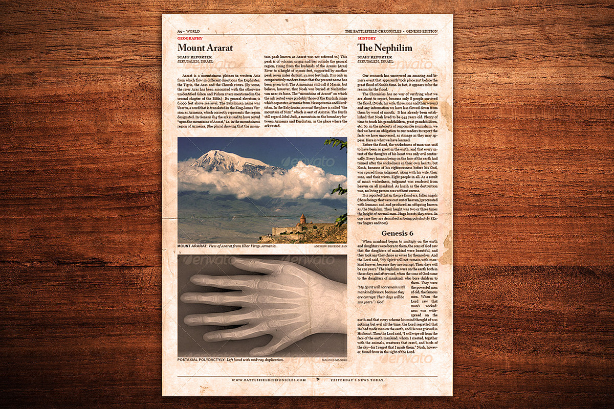 Newspaper Template for InDesign, a Magazine Template by Newspaper Templates (Photo 8 of 12)