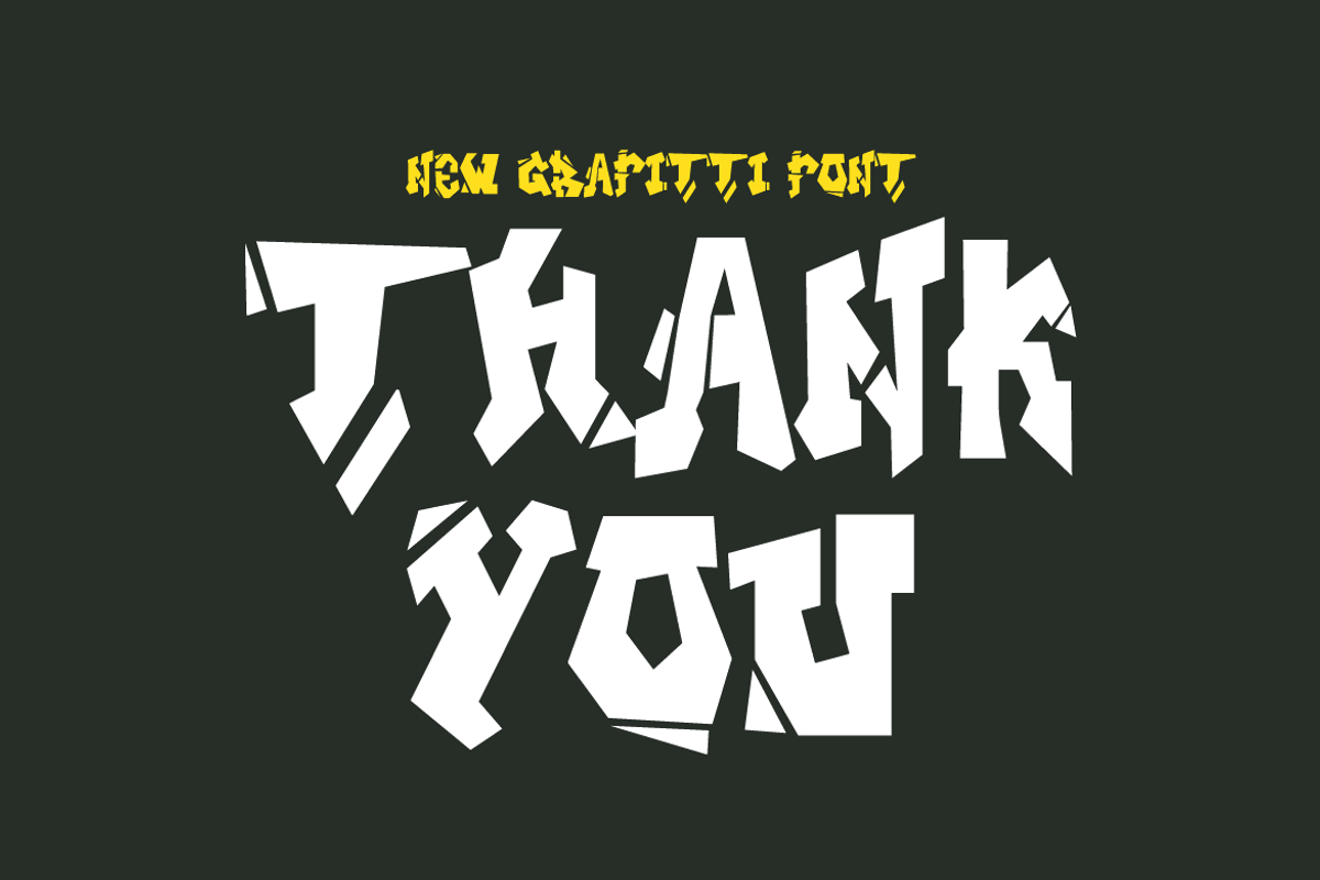 Gojocir -  Graffiti Font, a Handwritten Font by QR Design Studio (Photo 6 of 6)