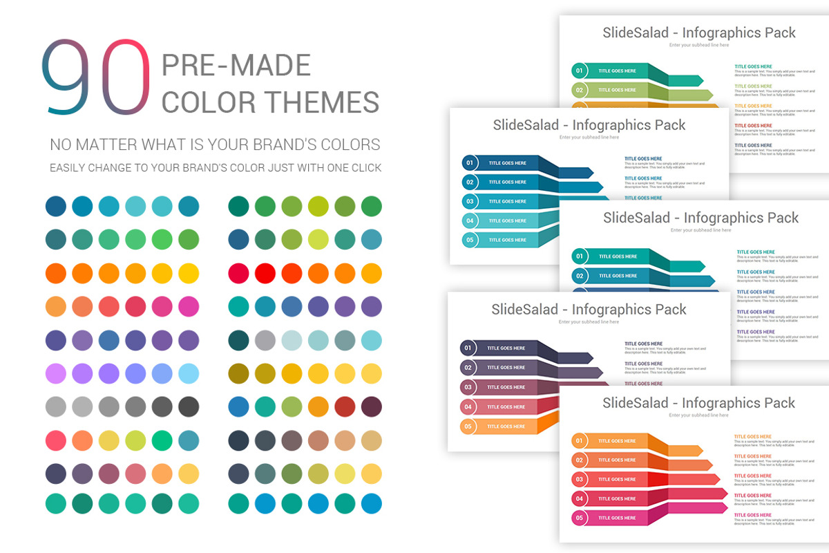 Best PowerPoint Infographics Pack, a Presentation Template by SlideSalad (Photo 4 of 10)