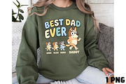 Best Dad Ever T-Shirt PNG, a Seasonal Illustration by DreamCafeArt (Thumbnail 4 of 4)