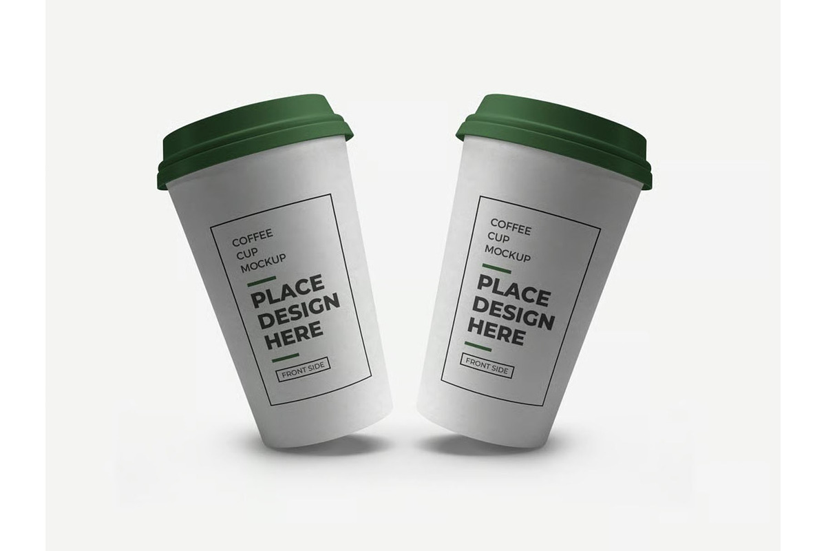 Coffee Cup Packaging Mockup Template, a Cups & Container Mockup by DesignRushMarket (Photo 2 of 11)