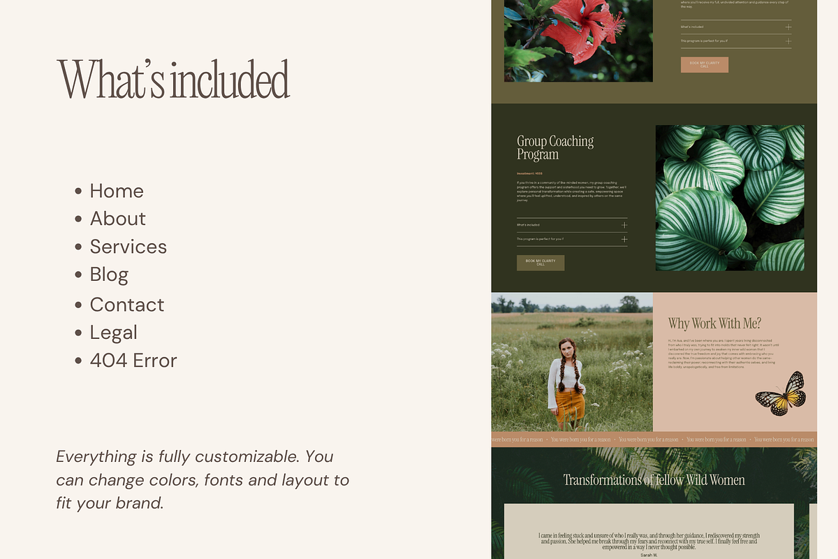 Squarespace 7.1 Template for Coach, a Squarespace Template by Soul Mission Studio (Photo 3 of 10)