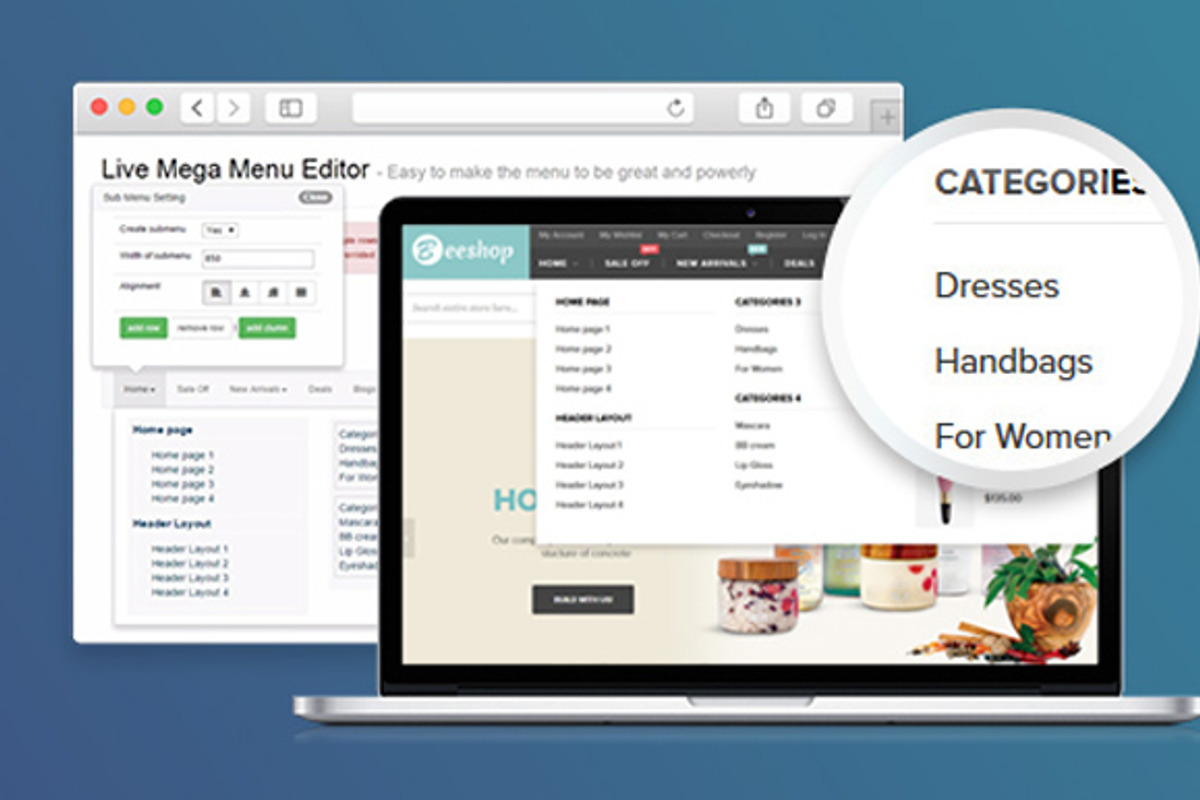 Magento 1.9 Beeshop Theme, a Websites & App Template by Puzzthemes (Photo 2 of 3)
