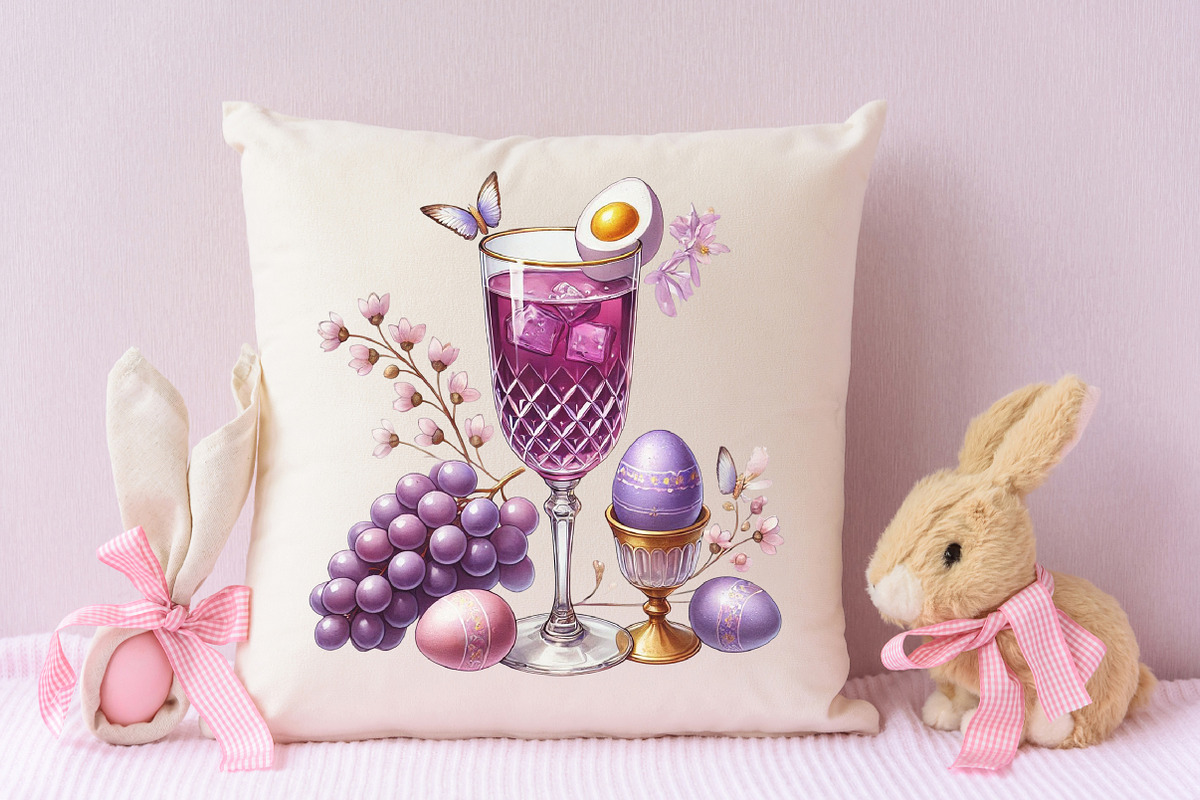 Easter drinks sublimation clipart, an Illustration by RobertsArt (Photo 5 of 7)