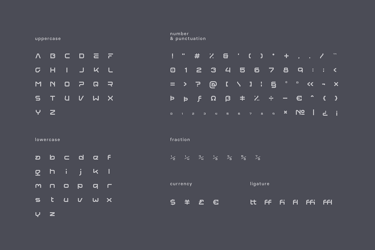 Egba Futuristic Tech Font, a Font by baqoos (Photo 8 of 10)