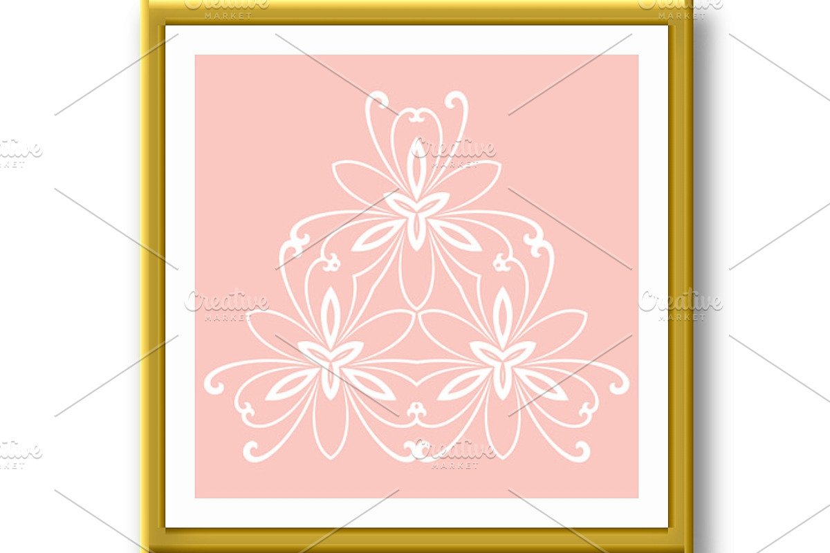 Floral Fine Pattern With Few Leaves, a Pattern Graphic by FineArtStudio (Photo 3 of 3)