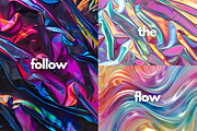 55 holographic iridescent background, a Background Graphic by Kat Anti (Thumbnail 2 of 8)