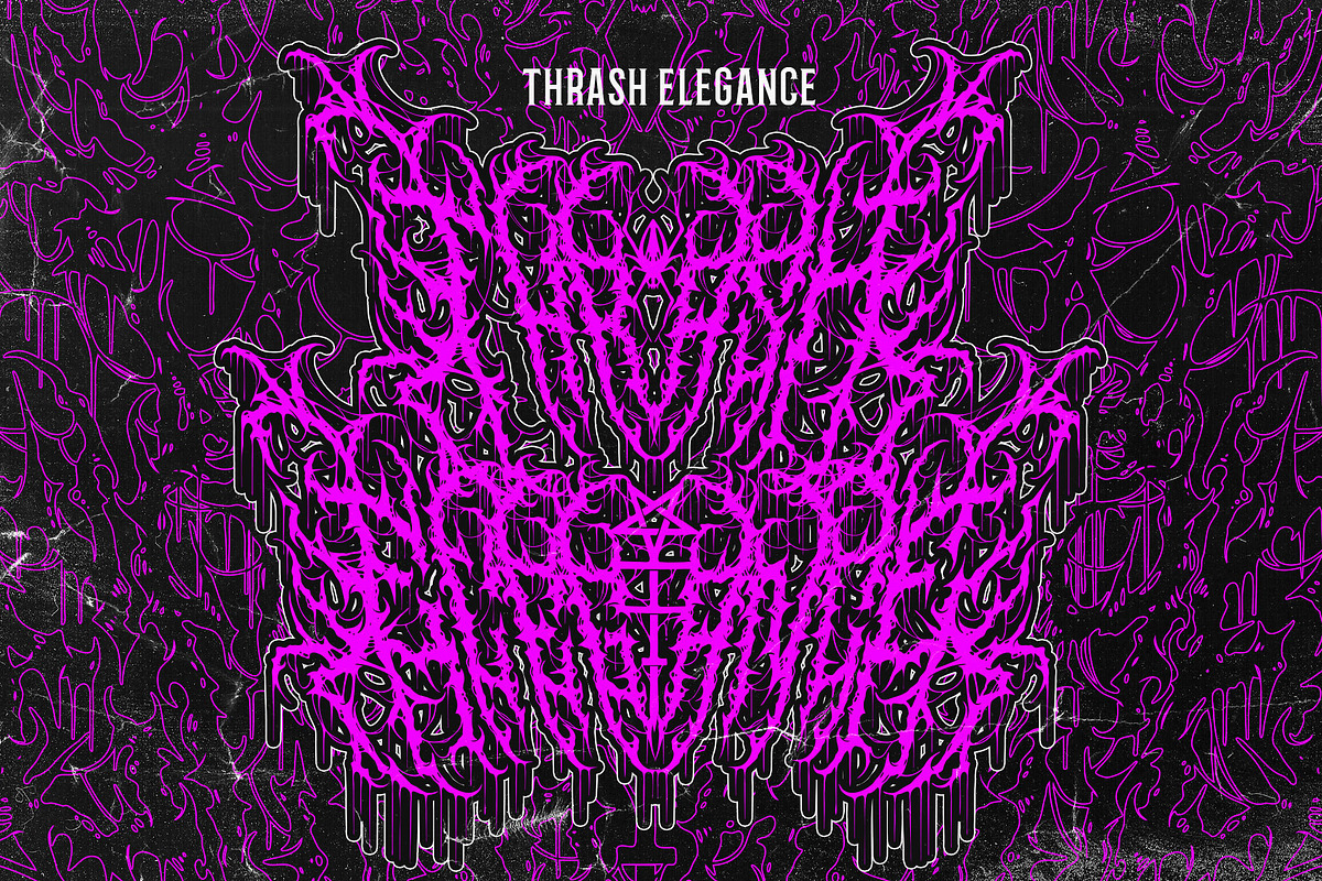 GOATHAM DEATH METAL FONT, a Blackletter Font by Fonday Studio (Photo 6 of 17)