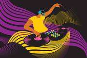 DJ illustrations set, a Person Illustration by lenlis (Thumbnail 12 of 13)
