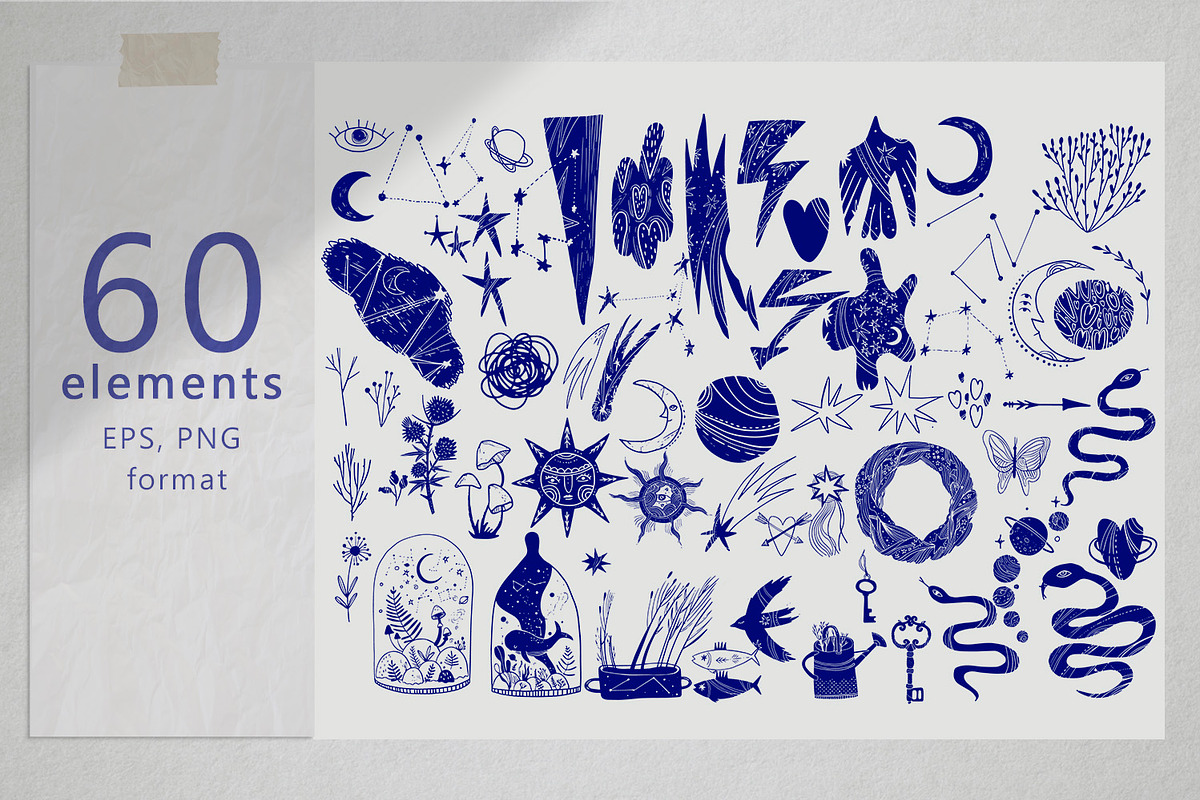 Magic bundle set, an Animal Illustration by annasokol_ (Photo 14 of 22)
