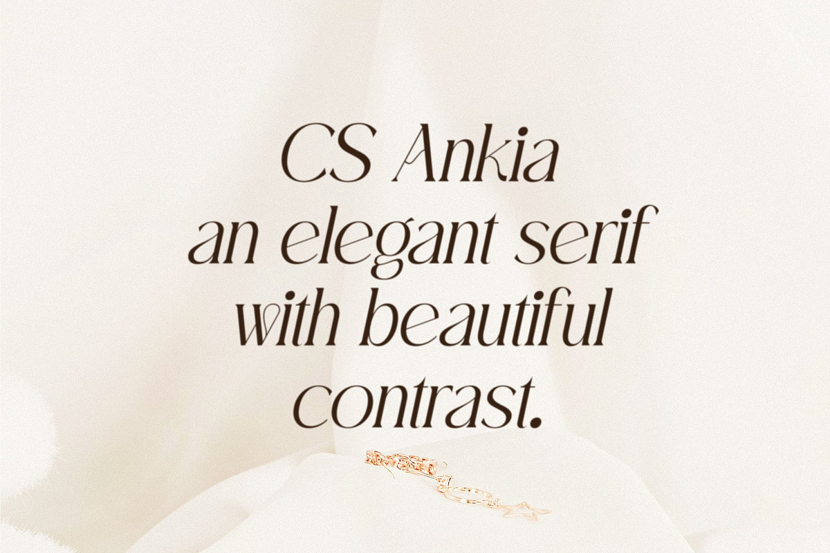 CS Ankia – Elegant Serif Font, a Serif Font by Craft Supply Co. (Photo 2 of 8)