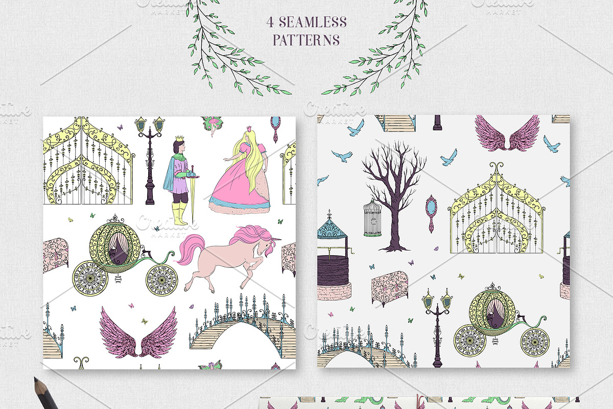 Fairy Tale. Vector collection, an Animal Illustration by kateja (Photo 7 of 9)