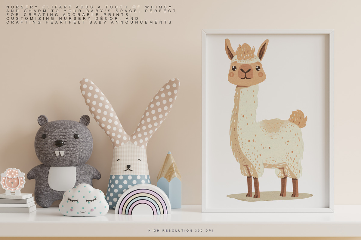 watercolor farm animal clipart set, an Animal Illustration by Pink Studio Art (Photo 12 of 13)