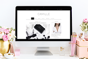 Feminine WordPress Theme | Camille, a WordPress Template by Hello Chic Designs (Thumbnail 2 of 2)