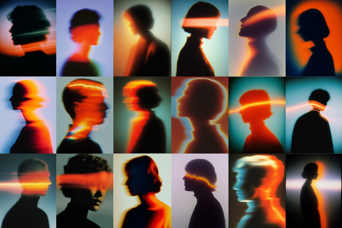 Aesthetic Dreamlike Silhouettes, a Person Illustration by HipFonts (Photo 11 of 11)