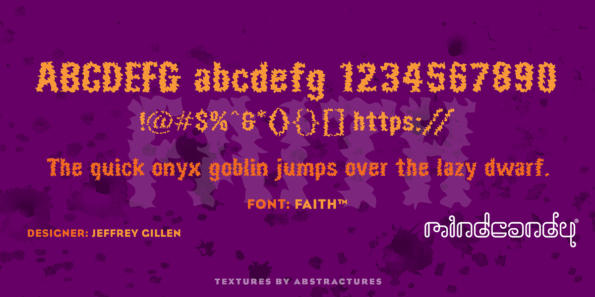 Faith™, a Font by MINDCANDY