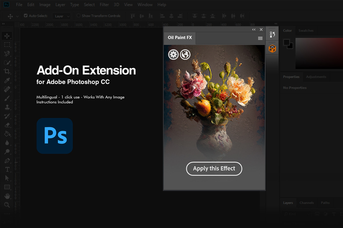 Oil Paint FX Photoshop Action Plugin, a Plug-in Add-On by Giallo (Photo 5 of 23)
