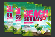 Beach Party Flyer PSD, a Flyer Template by Corrella Design (Thumbnail 2 of 2)