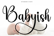 Babyish, a Handwritten Font by InermediaSTUDIO (Thumbnail 1 of 9)