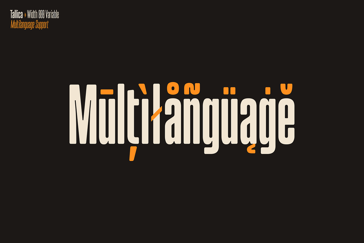 Tallica - Variable Typeface, a Sans Serif Font by Unio Designs (Photo 7 of 13)