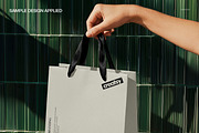 Shopping Bag in Hand Mockup, a Packaging Mockup by creatsy5 (Thumbnail 4 of 5)