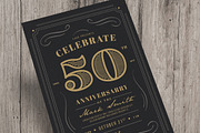 Vintage Anniversarry invitation, an Invitation Template by Guuver (Thumbnail 4 of 4)