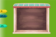 Game wooden shelf windows set, a Templates & Theme by julia_musdotter (Thumbnail 4 of 9)