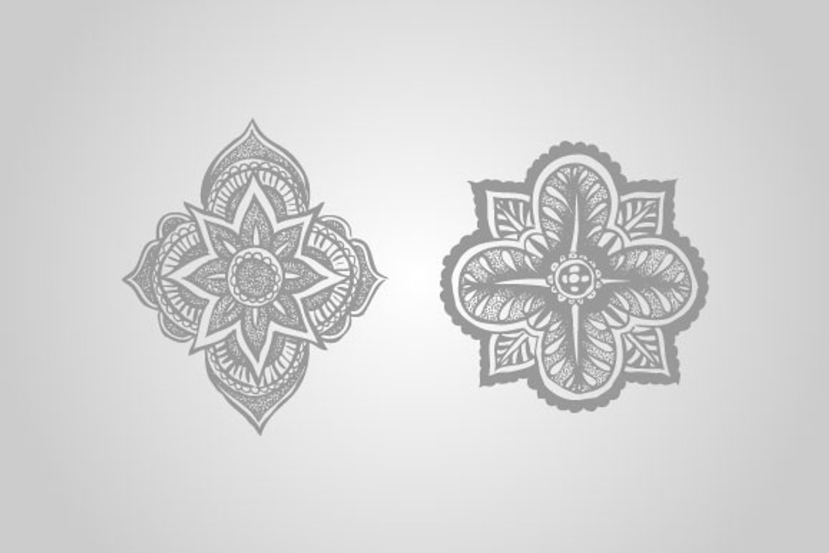 30 Henna/Mehndi Designs (Vector), an Object Graphic by BIOWORKZ (Photo 5 of 5)