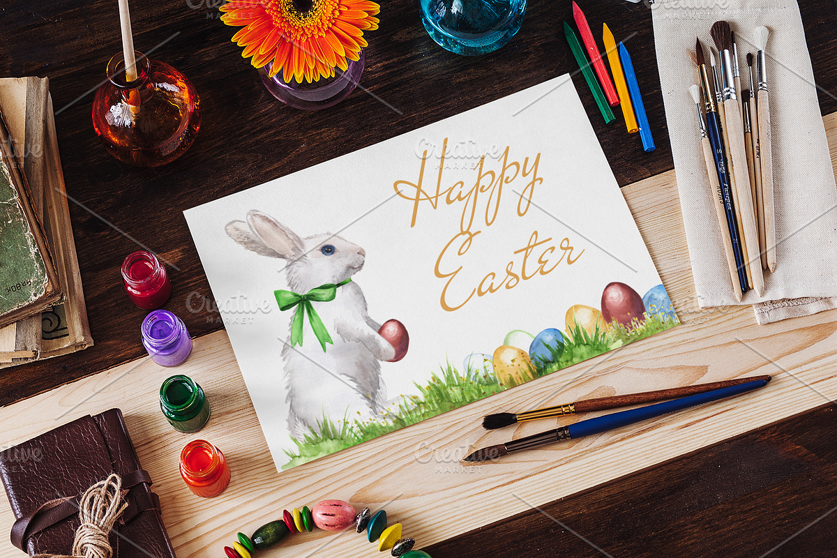 Easter Rabbits and Eggs Collection, an Animal Illustration by Sveta Aho (Photo 7 of 7)