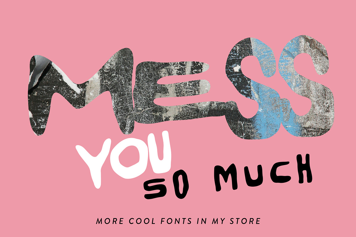Lovely Mess Handwritten Chaotic Sans, a Handwritten Font by Struvictory.art (Photo 9 of 9)