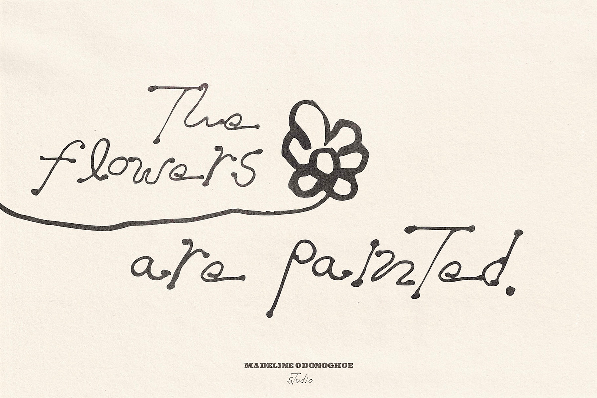 The Poet — Artistic Handwriting Font, a Handwritten Font by Madeline ODonoghue Design (Photo 5 of 12)