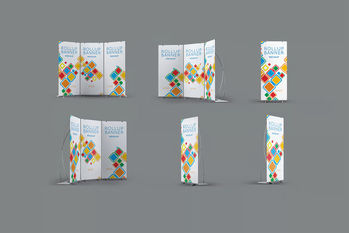 Roll Up Banner Mock-Up, an Advertising Mockup by DesignRushMarket (Photo 1 of 7)