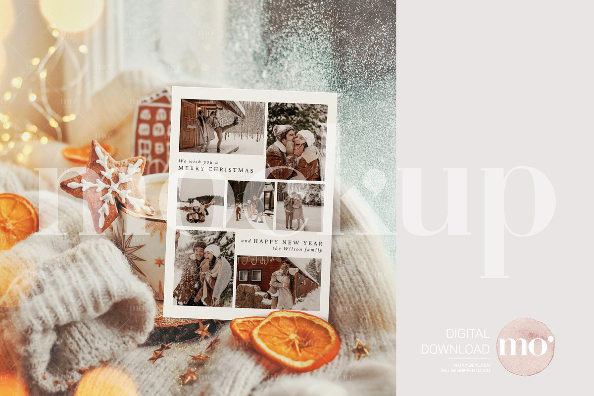 5x7 Christmas Card Mockup, a Product Mockup by MoMockups (Photo 4 of 5)