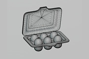 Egg cardboard package egg case, an Object 3D Model by fahad121 (Thumbnail 5 of 7)