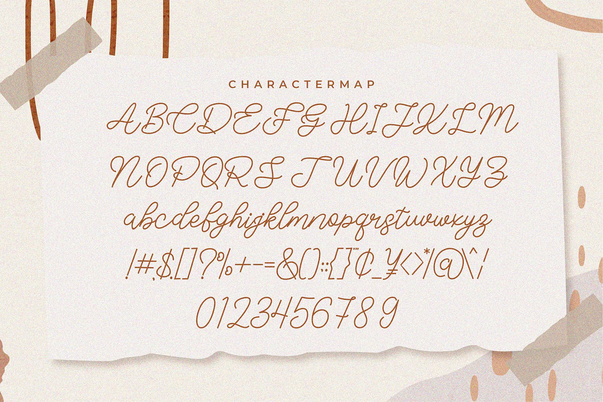 Kalistha Weldone || Monoline Script, a Script Font by Idea Studio (Photo 5 of 5)