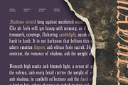 Cambrine – Blackletter Font, a Blackletter Font by Craft Supply Co. (Thumbnail 5 of 8)