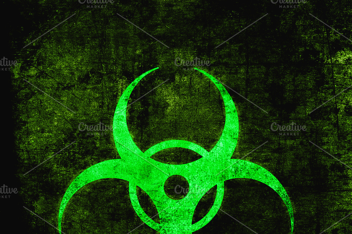 Biohazard sign. Biological threat, an Icon by Jetrel