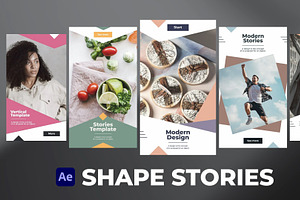 Shape Stories for After Effects, a Templates & Theme by iamkoltunov
